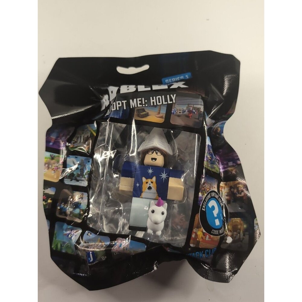 Roblox Figure Series 1 Backpack Clips Adopt Me! Holly W/ Code! New